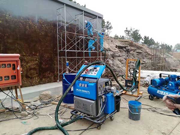 JNJX-H5600(T)型號(hào)文化墻防腐、防水聚脲噴涂施工
